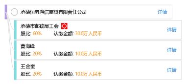 承德恒昇鸿信商贸有限责任公司 工商信息、信用报告与商务咨询服务