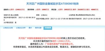 保利13.46亿底价竞得金融城商地，楼面价约16200元/平米